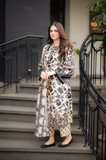 Sapphire - Winter 3PC khaddar Digital Print Dress - SS0083