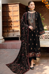 Bareeze - Winter 3PC Dhanak Embroidered Suit - SS0420