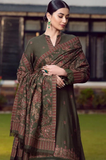 Bareeze - Winter 3PC Dhanak Embroidered Suit - SS0421