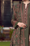 Bareeze - Winter 3PC Dhanak Embroidered Suit - SS0421
