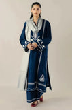 Zara Shahjahan - 3PC Dhanak Embroidered Shirt With Dhanak Printed Dupatta and Trouser - SS0957