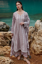 Zara Shahjahan - Winter 3PC Dhanak Embroidered Suit - SS0450