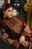Asim Jofa -Winter 3PC Velvet Embroidered Suit - SS0566
