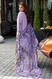 JADE - 3PC Summer Lawn Embroidered Shirt with Organza Embroidered Dupatta and Trouser - SS0809