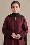 Shahijora - 3PC Dhanak Embroidered Shirt With Chiffon Dupatta - SS01182
