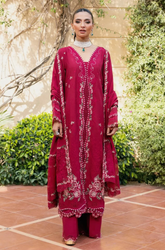 ELAF - Summer 3PC Lawn Embroidered Suit - SS0638