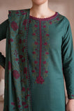 IZNIK - 3PC Dhanak Embroidered Shirt With Dhanak Embroidered Dupatta and Trouser - SS01008