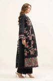 SAPPHIRE - 3PC Lawn Embroidered Shirt with Chiffon Embroidered Dupatta and Trouser - SS0824