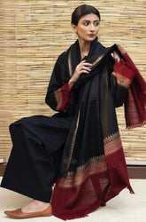 Dyot - 3PC Dhanak Embroidered Shirt With Twill Printed Dupatta and Trouser - SS0872