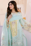 BIN ILYAS - Summer 3PC Lawn ChikanKari Embroidered Suit - SS0643