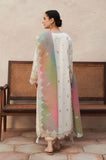 QALAMKAR - 3PC Summer Lawn Embroidered Shirt with Chiffon Embroidered Dupatta and Trouser - SS0821