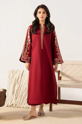 Izel Apparel - 2PC Dhanak Plain Shirt and Trouser - SS0921