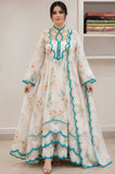 BlueFery - 3PC Lawn Printed Frock With Lawn Dupatta and Trouser - SS0922