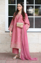 LAAM - Summer 3PC Lawn Embroidered Suit - SS0647