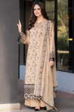 Garnet - Winter 3PC Dhanak Embroidered Suit - SS0427