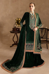 Kayseria -Winter 3PC Velvet Embroidered Suit - SS0520