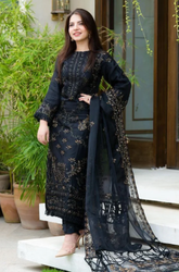 Bareeze - 3PC Lawn Embroidered Suit - SS0599