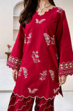 Rungrez - 2PC Embroidered Lawn Shirt With printed Trouser - SS01018