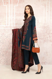 Sapphire - Winter 3PC Khaddar Embroidered Suit - SB0144