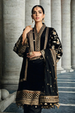 Asim Jofa -Winter 3PC Velvet Embroidered Suit - SS0564