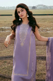 IZEL - 3PC Embroidered Lawn Shirt With Cotton Net Embroidered Dupatta and Trouser - SS01022