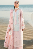 Qalamkar - Summer 3PC Lawn Chikankri Embroidered Suit - SS0650