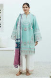 Coco By ZaraShahjahan -  Winter 3PC Dhanak Embroidered Suit - SS0496