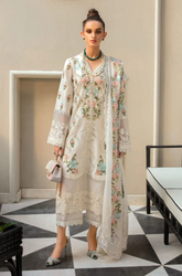 Crimson - 3PC Lawn Embroidered Suit - SS0597