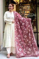 Shahijora - 3PC Lawn Shirt With Slub Net Dupatta and Trouser - SS01139