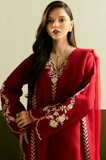 Zara Shahjahan - Winter 3PC Dhanak Embroidered Suit - SS0487