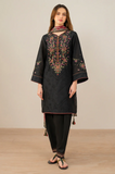 Maria B - Winter 3PC Dhanak ChickenKari Embroidered Suit - SA0113