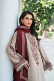 Baroque - Winter 3PC Dhanak Embroidered Suit  - SU0068