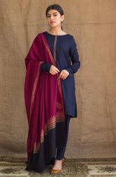 Zarpash - 3PC Dhanak Shirt With Twill Printed Dupatta and Trouser - SS0910