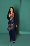 NishatLinen - Winter 3Pcs Dhanak Embroidered Suit - SB0096