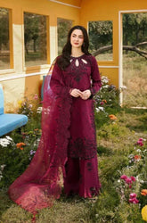 Summer 3Piece Lawn Embroidered Suit- SS0747