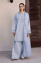 Summer 3PC Lawn Embroidered Suit - SS0767
