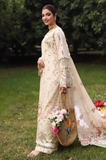 KAHF - Summer 3PC Lawn ChickenKari Embroidered Suit - SS0628