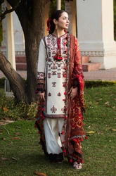 Summer 3PC Lawn Embroidered Suit - SS0673