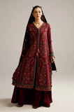 Hussain Rehar - 3PC Dhanak Embroidered Shirt With Wool Prined Dupatta and Trouser - SS01044