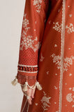 Hussain Rehar - 3PC Dhanak Embroidered Shirt With Printed Chiffon Dupatta and Trouser - SS01046