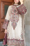 Maria .B. - Winter 3PC Dhanak Chickenkari Embroidered Suit - SS0457