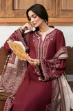 Izel Apparel - 3PC Dhanak Embroidered Shirt With Wool Printed Dupatta and Trouser - SS01047