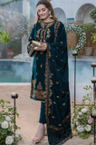 Boraque - Winter 3 Pcs Velvet Embroidered Suit - SB0168