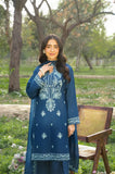 Panache - 3PC Dhanak Embroidered Shirt With Chiffon Embroidered Dupatta and Trouser - SS0909