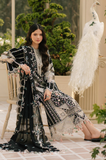 BIN ILYAS - Summer 3PC Lawn Chikankri Embroidered Suit - SS0652