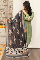 Urge - Winter 3Pcs Dhanak Embroidered Suit - SU0024