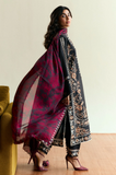 Zarashahjhan - Winter 3PC Dhanak Embroidered Suit - SS0507