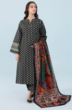 Sapphire - Winter 3PC Khaddar Digital Printed Dress - SS0448