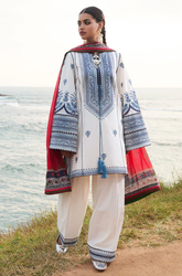 Summer 3PC Lawn Embroidered Suit - SS0674