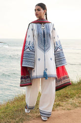 HUSSAIN REHAR - 3PC Lawn Embroidered Shirt with Monar Printed Dupatta and Trouser - SS0674